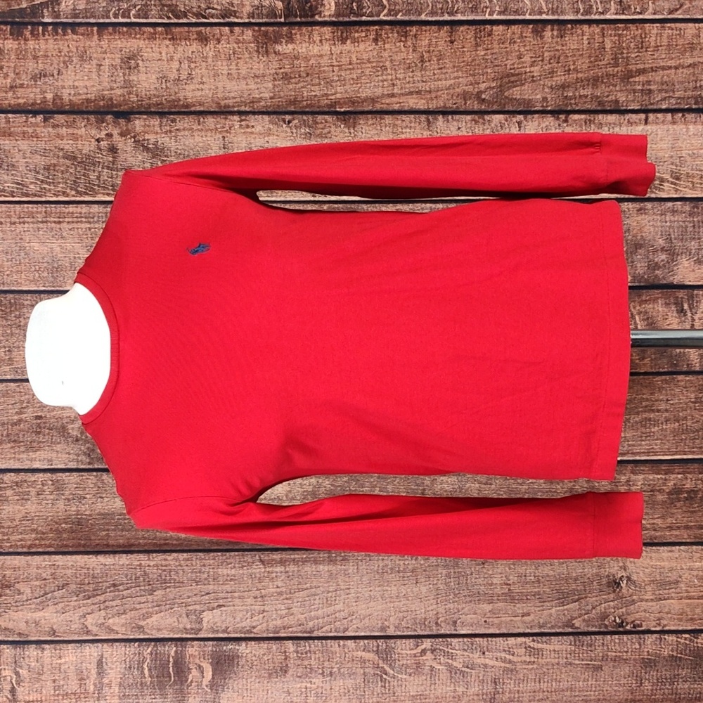 NWOT PRL Mens Red Slim Fit With Blue Pony